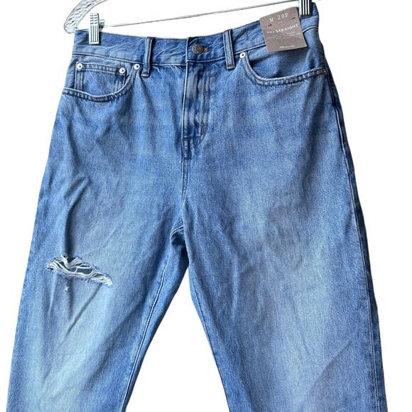 Madewell Light Blue Straight Leg Jeans - Picture 6 of 11